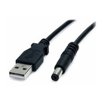 StarTech.com USB till 5,5 mm strömkabel - cylindrisk