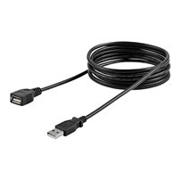 StarTech.com 1,8 m svart USB 2.0-förlängningskabel A till A
