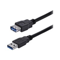 StarTech.com 1m Black SuperSpeed USB 3.0 Extension Cable A