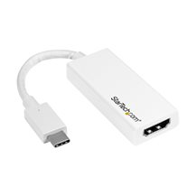 StarTech.com USB-C to HDMI Adapter - White - 4K 60Hz - High