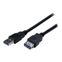 StarTech.com 2 m svart SuperSpeed USB 3.0-förlängningskabel