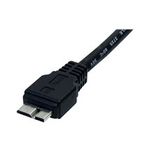 StarTech.com 0,5 m svart SuperSpeed USB 3.0-kabel A till