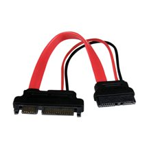 StarTech.com 6in Slimline SATA to SATA Adapter with Power -
