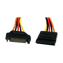 StarTech.com 30 cm 15 stifts SATA-strömförlängningskabel -