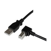StarTech.com 1m USB 2.0 A to Right Angle B Cable Cord - 1 m