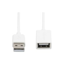 StarTech.com 1m White USB 2.0 Extension Cable Cord - A to A