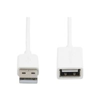StarTech.com 1m White USB 2.0 Extension Cable Cord - A to A