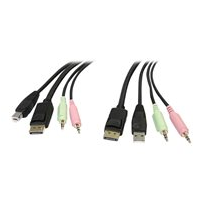 StarTech.com 6ft 4-in-1 USB DisplayPort® KVM Switch Cable