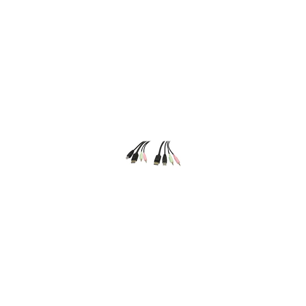 StarTech.com 6ft 4-in-1 USB DisplayPort® KVM Switch Cable