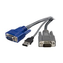 StarTech.com 6 ft Ultra-Thin USB VGA 2-in-1 KVM Cable
