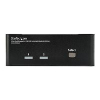 StarTech.com Dubbel USB DisplayPort KVM-switch med 2