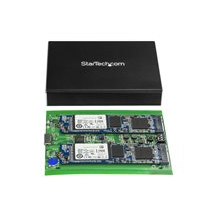 StarTech.com Hårddiskkabinett med dubbla fack för M.2 SATA