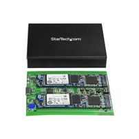 StarTech.com Hårddiskkabinett med dubbla fack för M.2 SATA