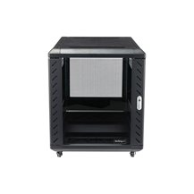 StarTech.com 12U 29" nedmonterbart serverskåp med hjul -