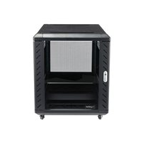 StarTech.com 12U 29" nedmonterbart serverskåp med hjul -