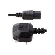 StarTech.com 3 m brittisk nätsladd för datorer, 18AWG, BS
