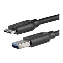 StarTech.com Slim Micro USB 3.0 kabel  2 m - USB-kabel -