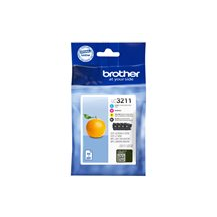 Brother LC3211 Value Pack - 4-pack - svart, gul, cyan,
