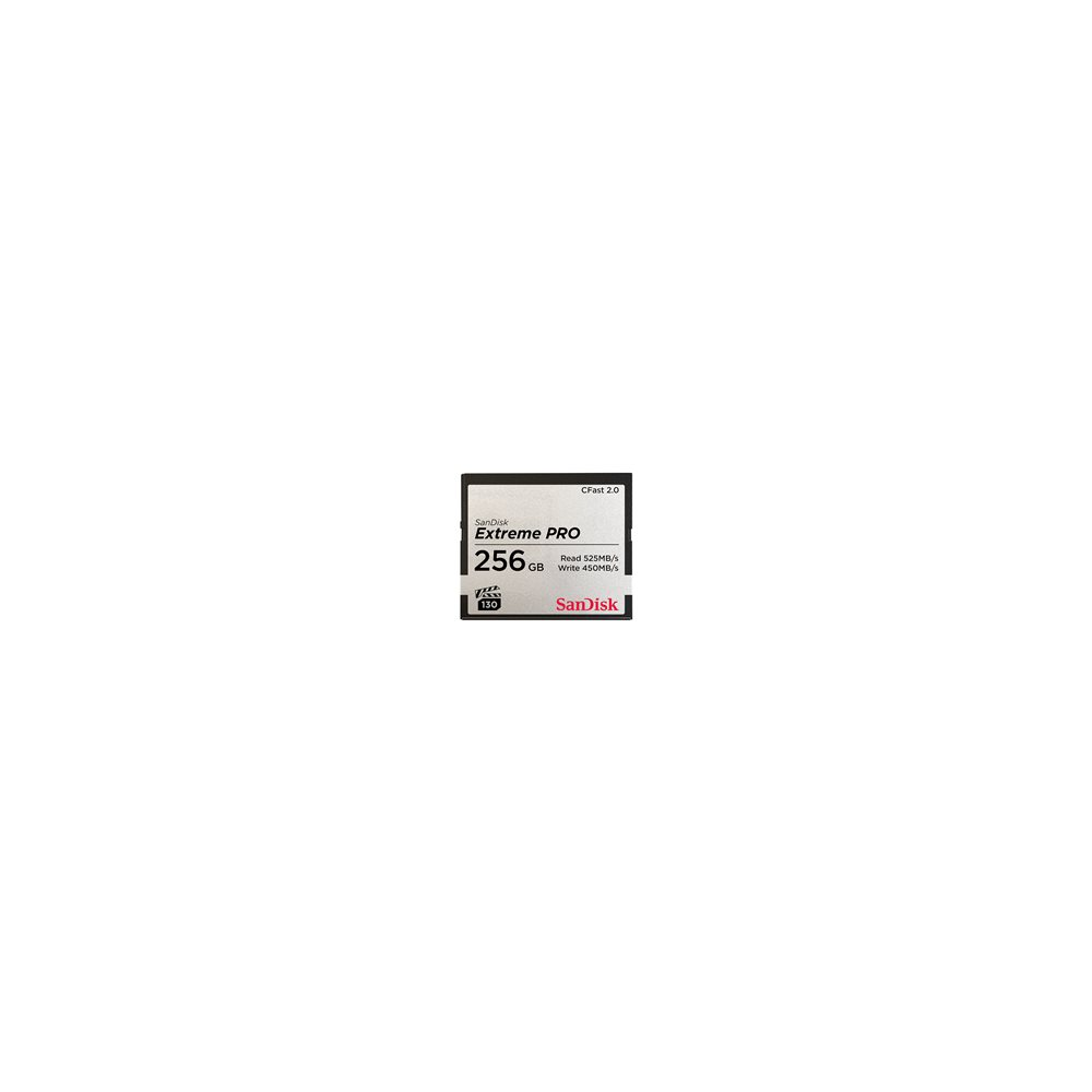 SanDisk Extreme Pro - Flash-minneskort - 256 GB - CFast 2.0