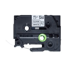 Brother FLe 2511 - Polyester - svart på vitt - 21 x 45 mm