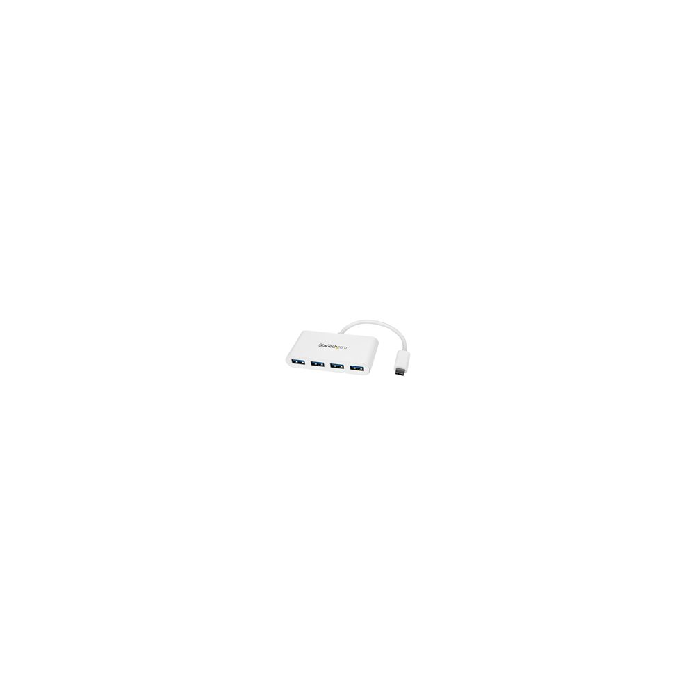StarTech.com USB C-hubb med 4 portar tillsammans med 4x USB