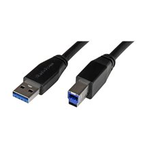 StarTech.com Aktiv USB 3.0 USB-A till USB-B-kabel - 10 m -