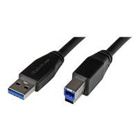 StarTech.com Aktiv USB 3.0 USB-A till USB-B-kabel - 10 m -