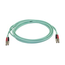 StarTech.com Aqua OM4 Duplex fiberoptisk kabel i multiläge