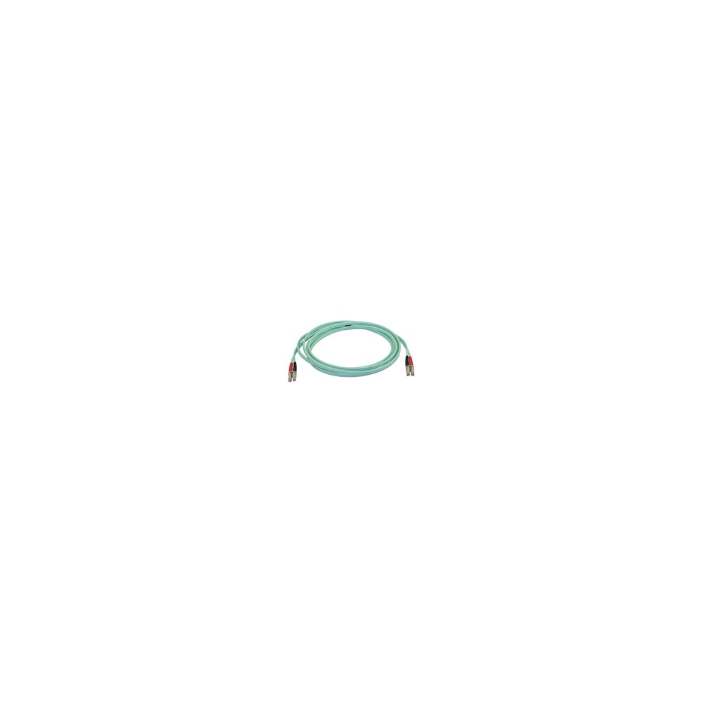 StarTech.com Aqua OM4 Duplex fiberoptisk kabel i multiläge