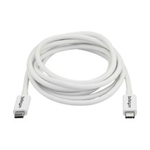 StarTech.com 6.6ft (2m) Thunderbolt 3 Cable, 20Gbps, 100W