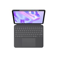 Logitech Combo Touch - Tangentbord och foliefodral - med