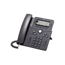 Cisco IP Phone 6851 - VoIP-telefon - SIP, SRTP - 4 linjer -