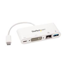 StarTech.com USB C Multiport Adapter, USB-C to DVI-D