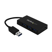 StarTech.com 4 Port USB 3.0 Hub, USB Type-A Hub with 1x