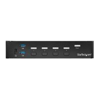 StarTech.com DisplayPort KVM-switch med 4 portar - USB 3.0