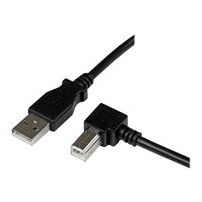 StarTech.com 3m USB 2.0 A to Right Angle B Cable Cord - 3 m