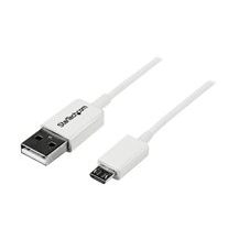 StarTech.com 0.5m White Micro USB Cable Cord - A to Micro B