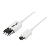 StarTech.com 0.5m White Micro USB Cable Cord - A to Micro B