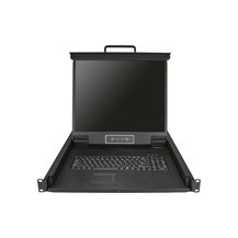 StarTech.com Rackmonterad KVM-konsol - 1-ports VGA KVM med