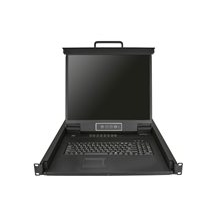 StarTech.com 16-Portars KVM-konsol för serverrack - 19 tum