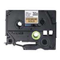 Brother TZe-PR851 - Svart utskrift på premiumglitterguld -