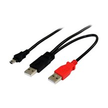 StarTech.com 6 ft USB Y Cable for External Hard Drive - USB