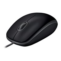 Logitech B110 Silent - Mus - höger- och vänsterhänta -