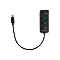 StarTech.com 4 Port USB C Hub, USB-C to 4x USB 3.0 Type-A