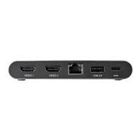 StarTech.com USB C Dock, 4K Dual Monitor HDMI Display, Mini