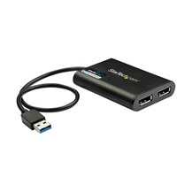StarTech.com USB 3.0 till Dual DisplayPort-adapter - 4K 60