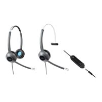 Cisco 522 Wired Dual - Headset - på örat - kabelansluten -