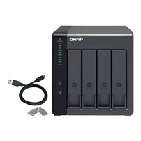 QNAP TR-004 - Hårddiskarray - 0 TB - 4 fack (SATA-300) -