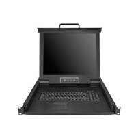 StarTech.com 1U enports KVM-konsol för serverrack - 17 tum