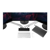 StarTech.com 4K USB-C-docka för tre skärmar med 5 USB